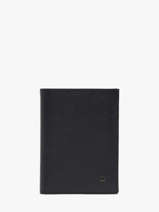 Wallet With Coin Purse Leather Etrier Blue madras EMAD5016